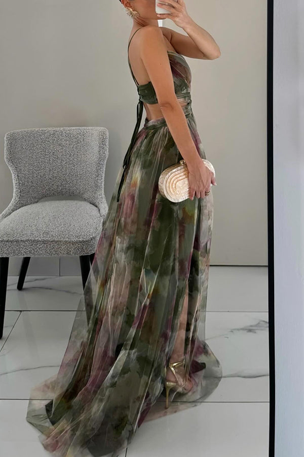 Esme – Vestido Fluido com Estampa