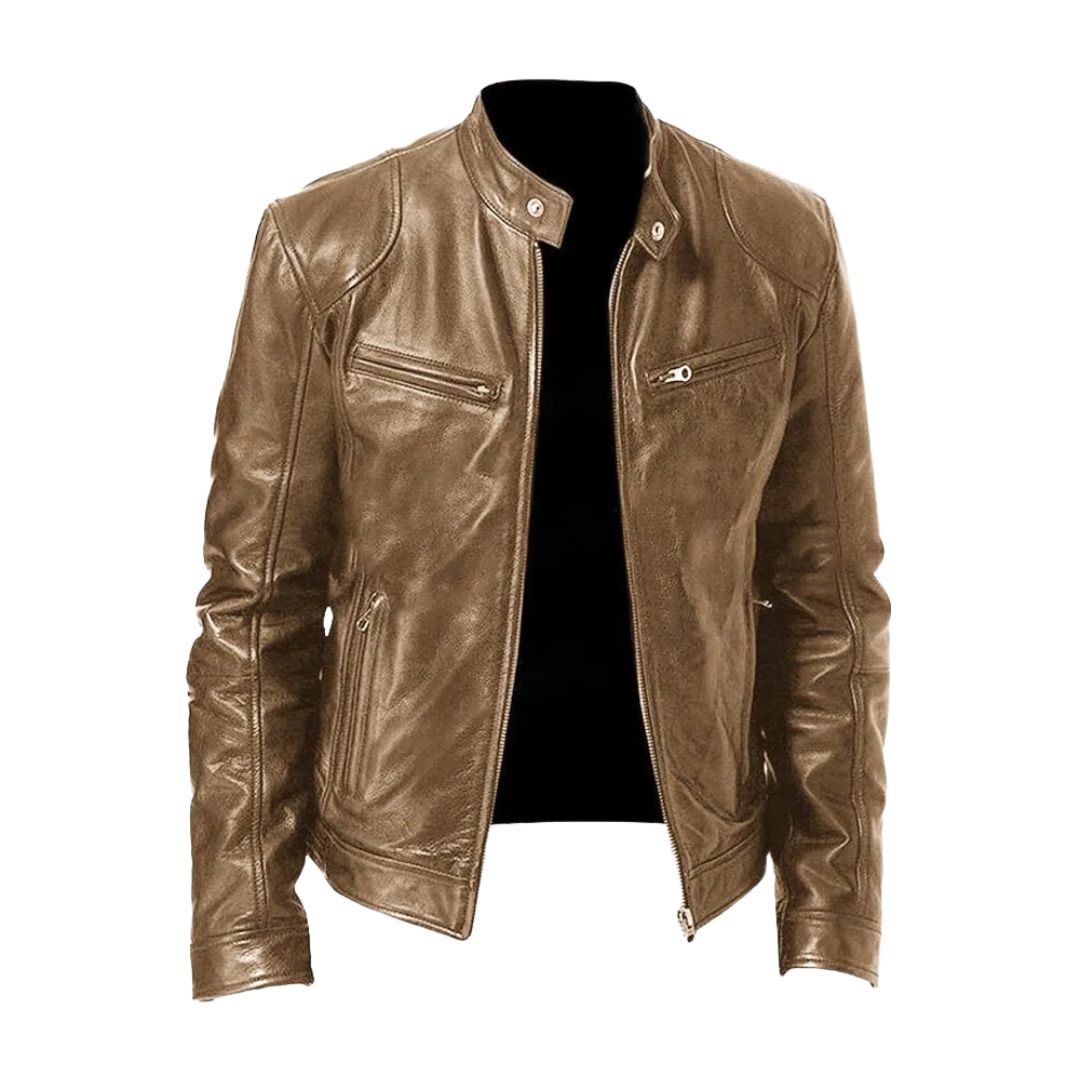 Laluna® | Jaqueta de Couro Casual