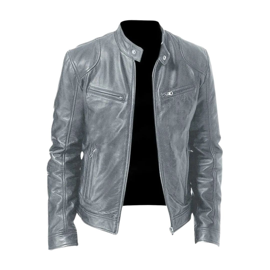 Laluna® | Jaqueta de Couro Casual