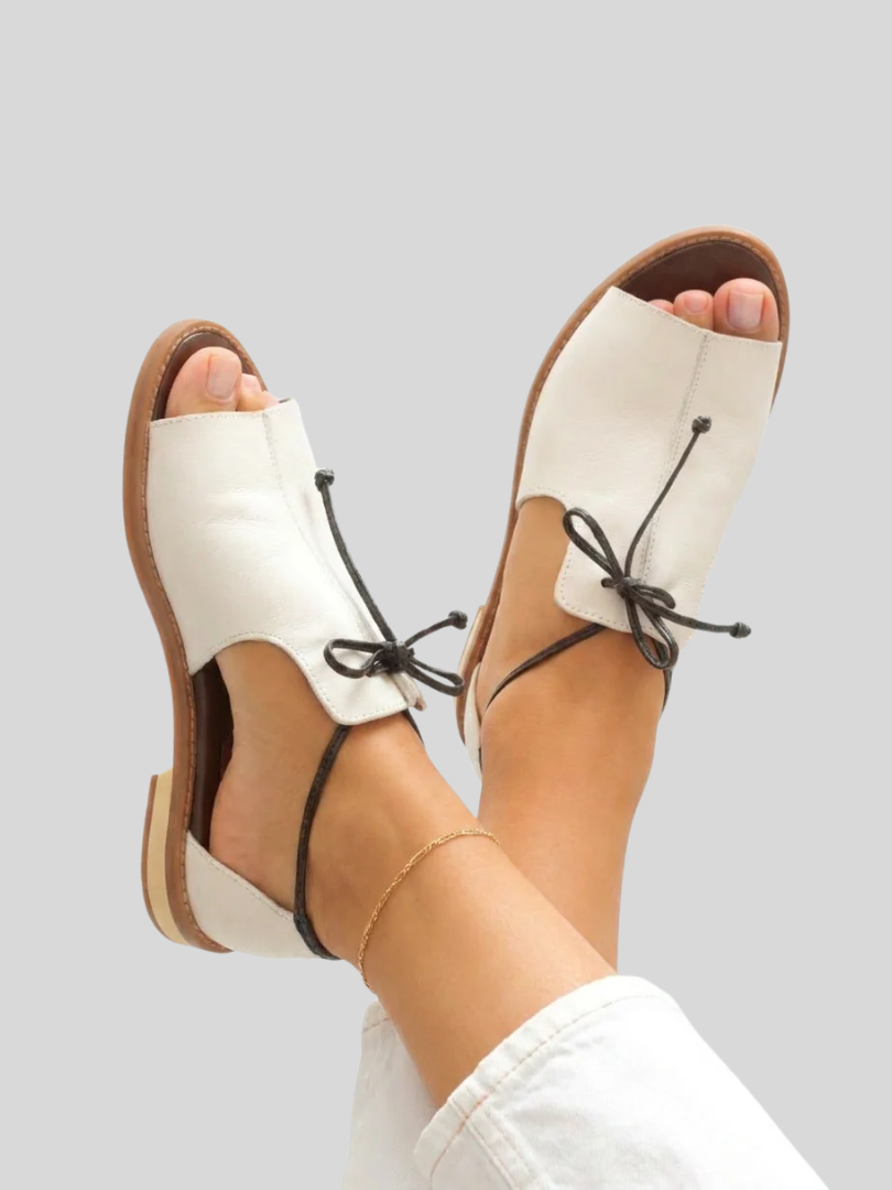 Olive™ | Sandálias de Couro de Verão