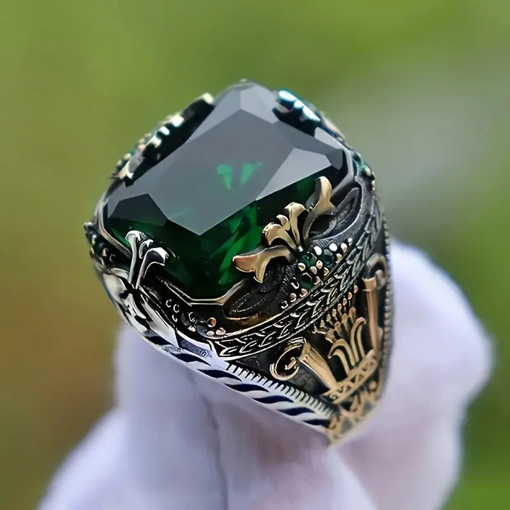 Anel Klara Emerin | Ouro 18K