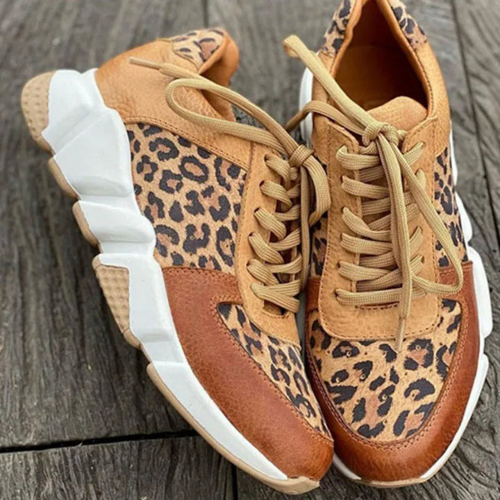 Mia™ - Tênis Leopardados Confortáveis