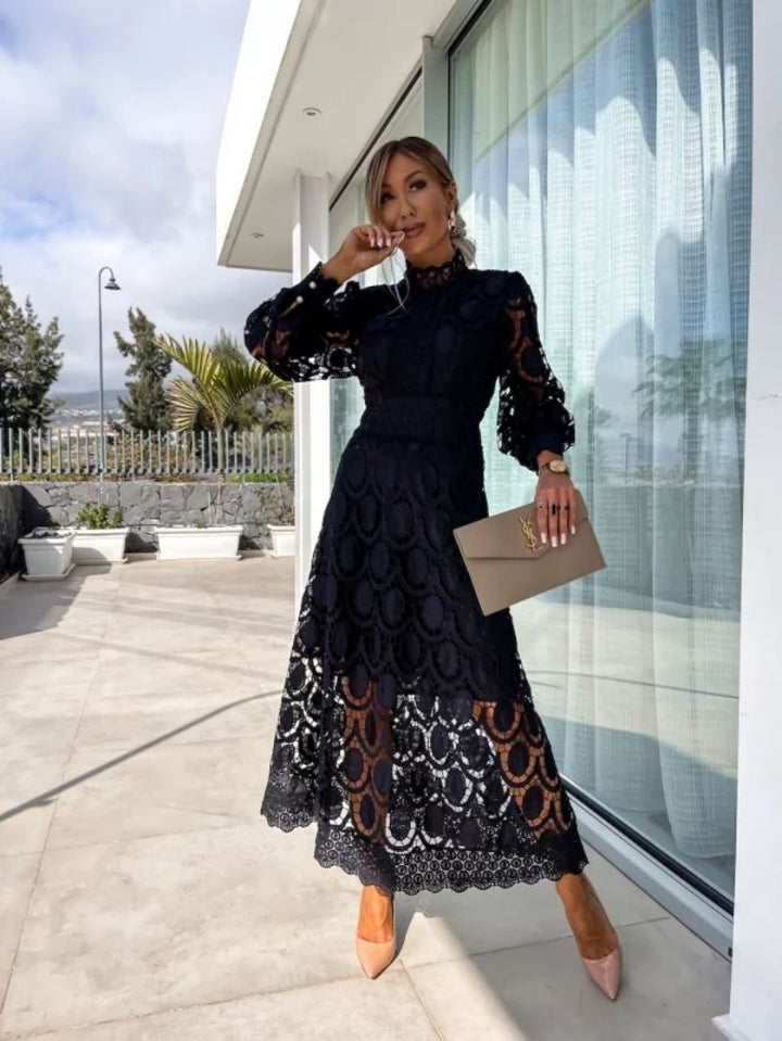 Georgia™ - Vestido de renda francesa elegante