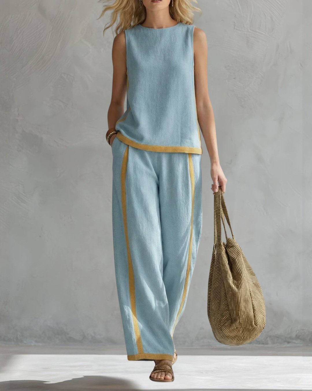 Conjunto Aurora de Linho em Duas Peças