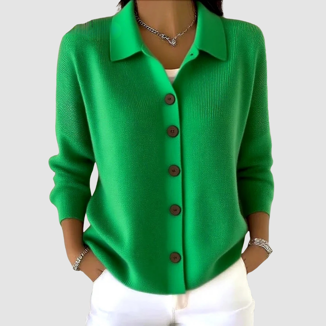 Cardigan de Tricô Riah™ com Botões