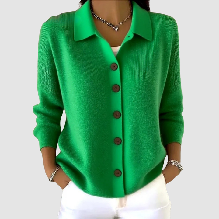 Cardigan de Tricô Riah™ com Botões