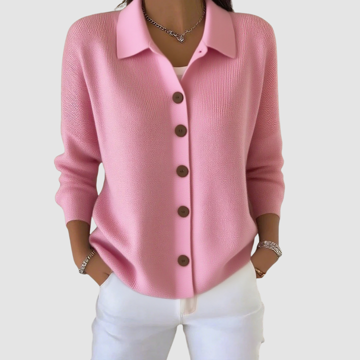 Cardigan de Tricô Riah™ com Botões