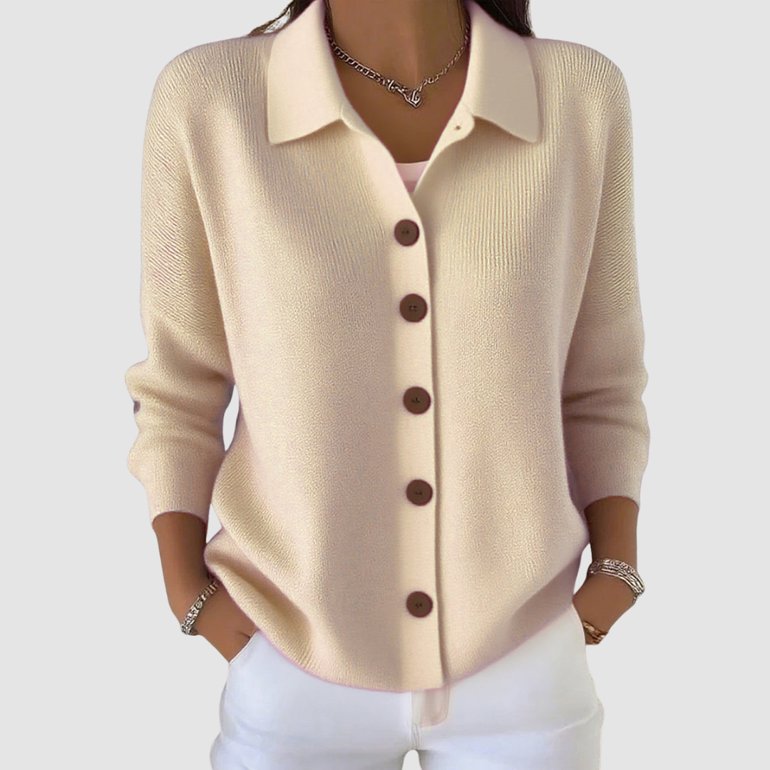 Cardigan de Tricô Riah™ com Botões