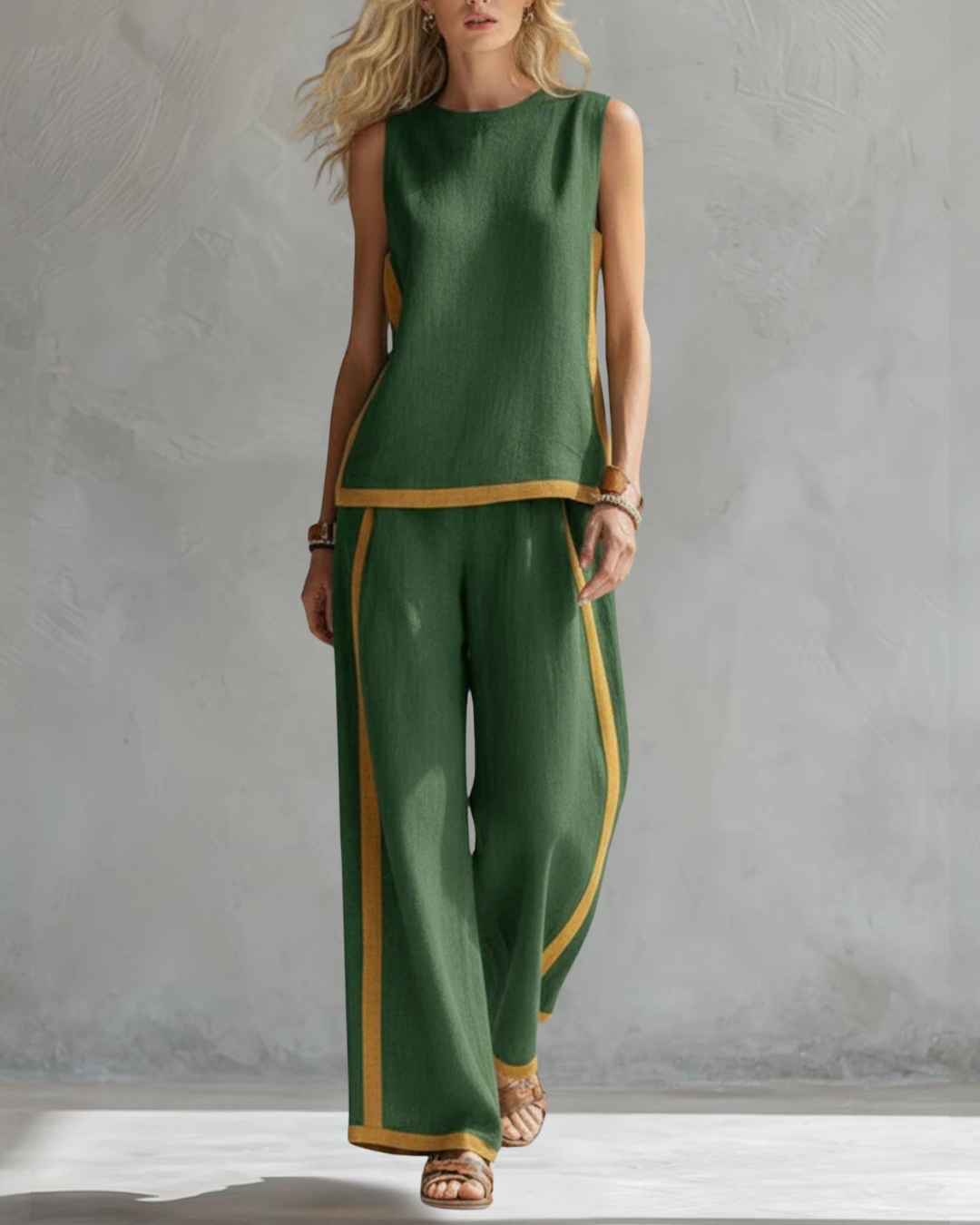 Conjunto de Linho Aurora em Duas Peças