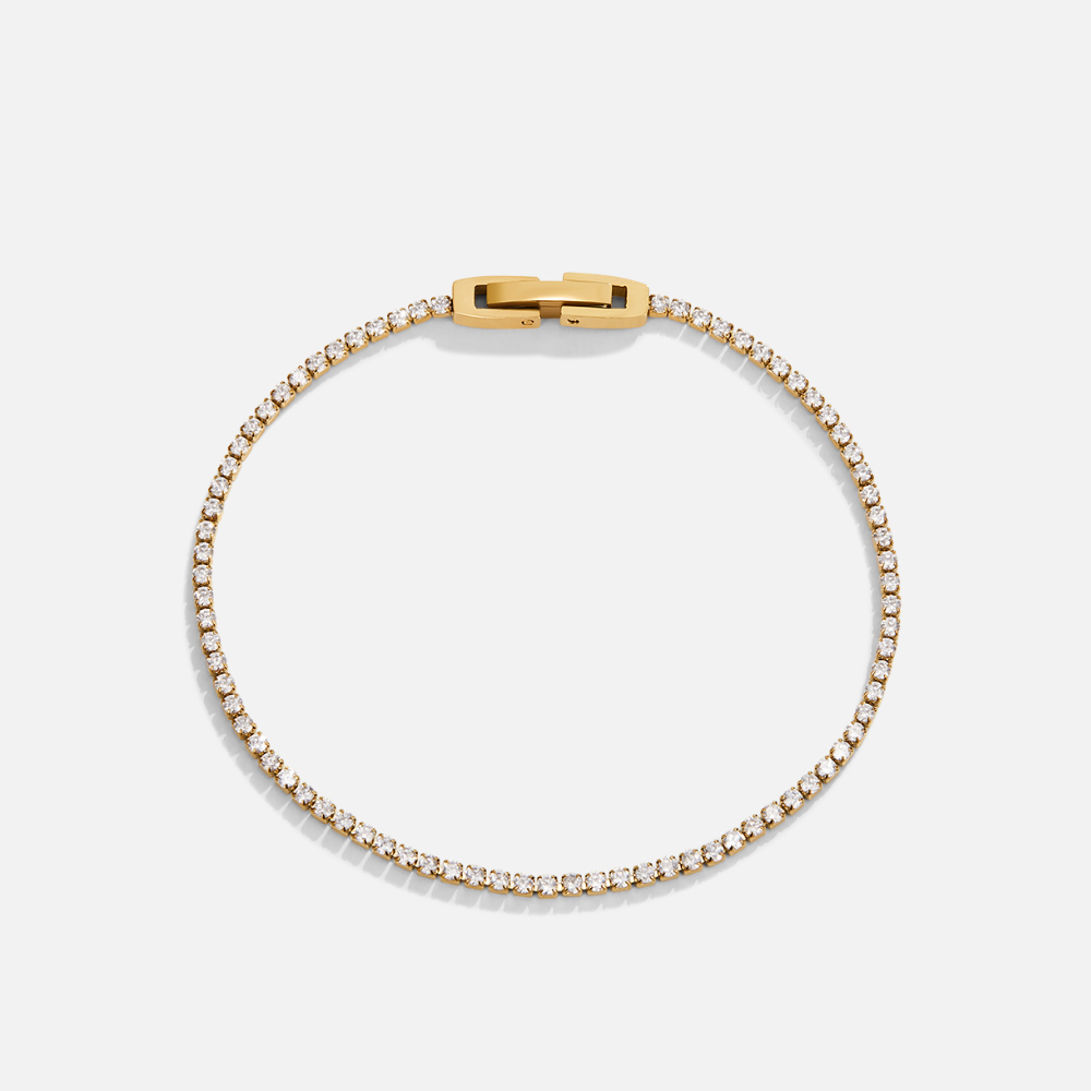 Pulseira Niyah Cristal Dourado