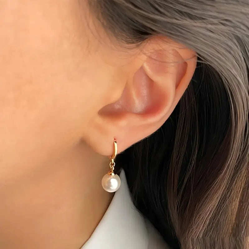Conjunto de Joias com Pérola Golden Grace
