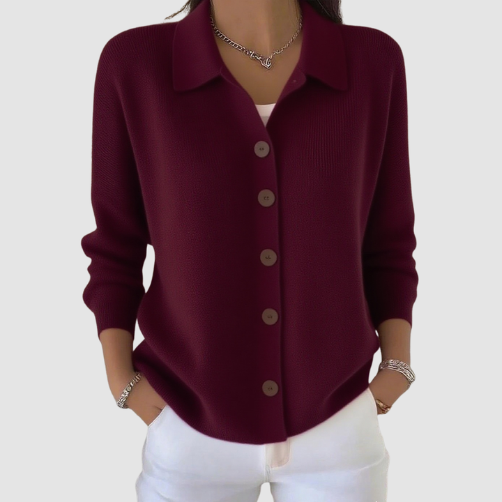 Cardigan de Tricô Riah™ com Botões