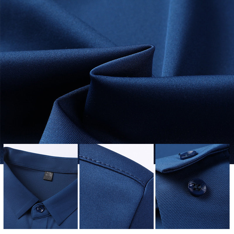 Laluna® | Camisa de stretch sem rugas para homens