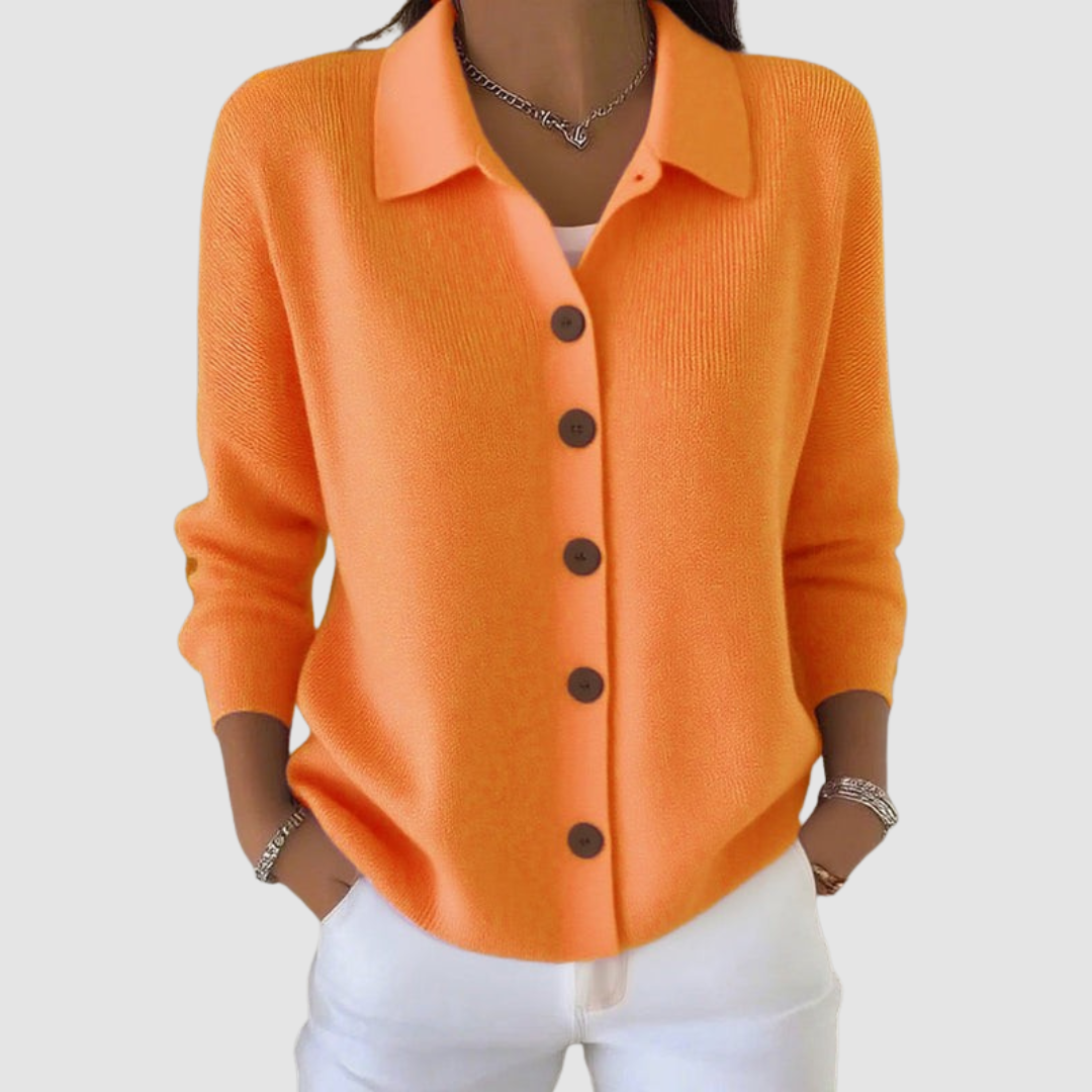 Cardigan de Tricô Riah™ com Botões