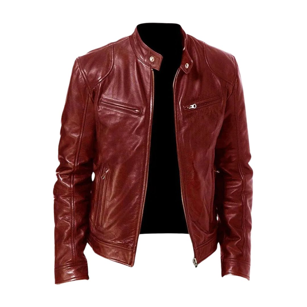 Laluna® | Jaqueta de Couro Casual