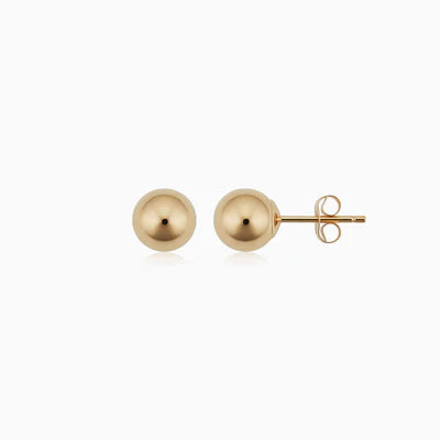 Brincos de Esfera Lisa | Dourado