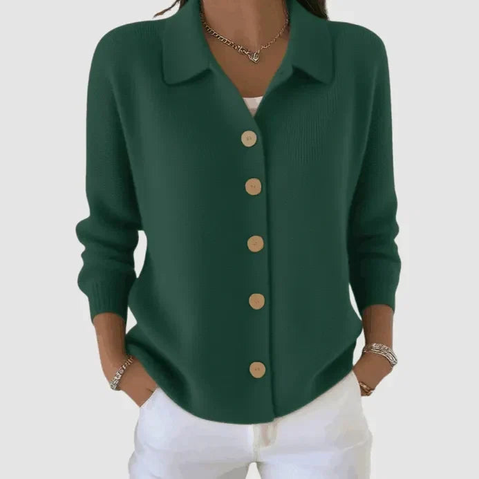 Cardigan de Tricô Riah™ com Botões