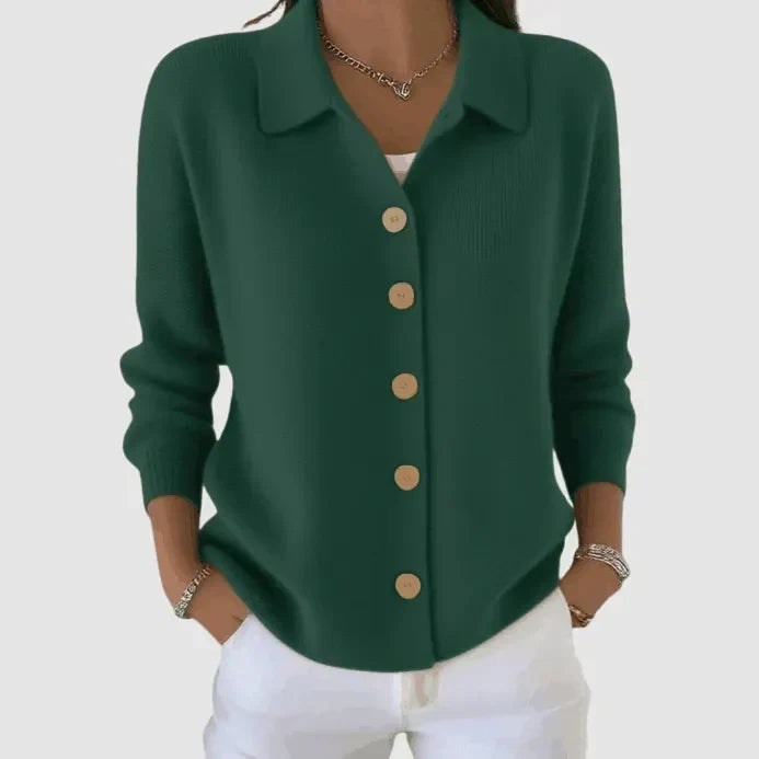 Cardigan de Tricô Riah™ com Botões