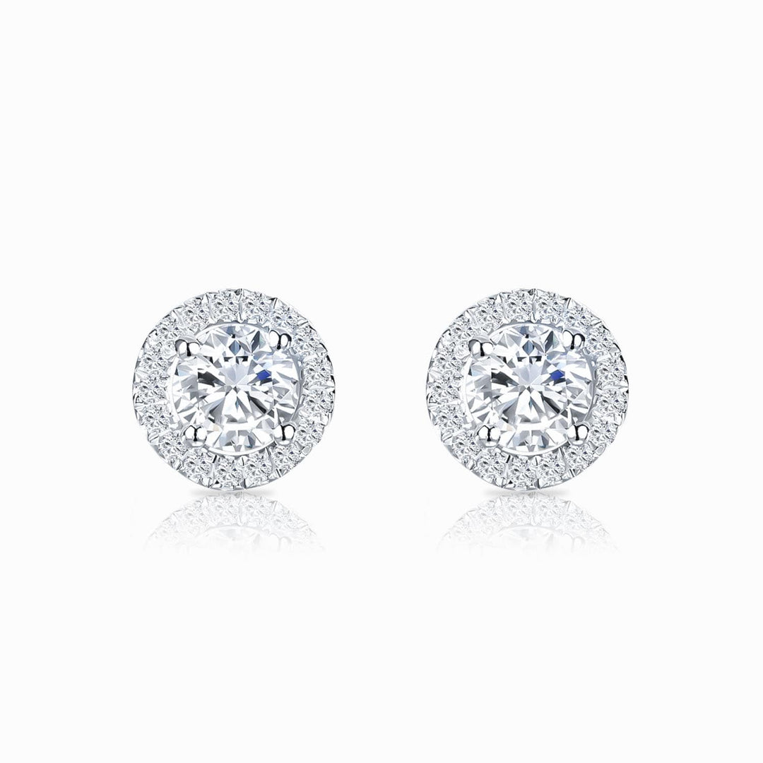 Brincos Belle Dame | Ouro Branco 17k