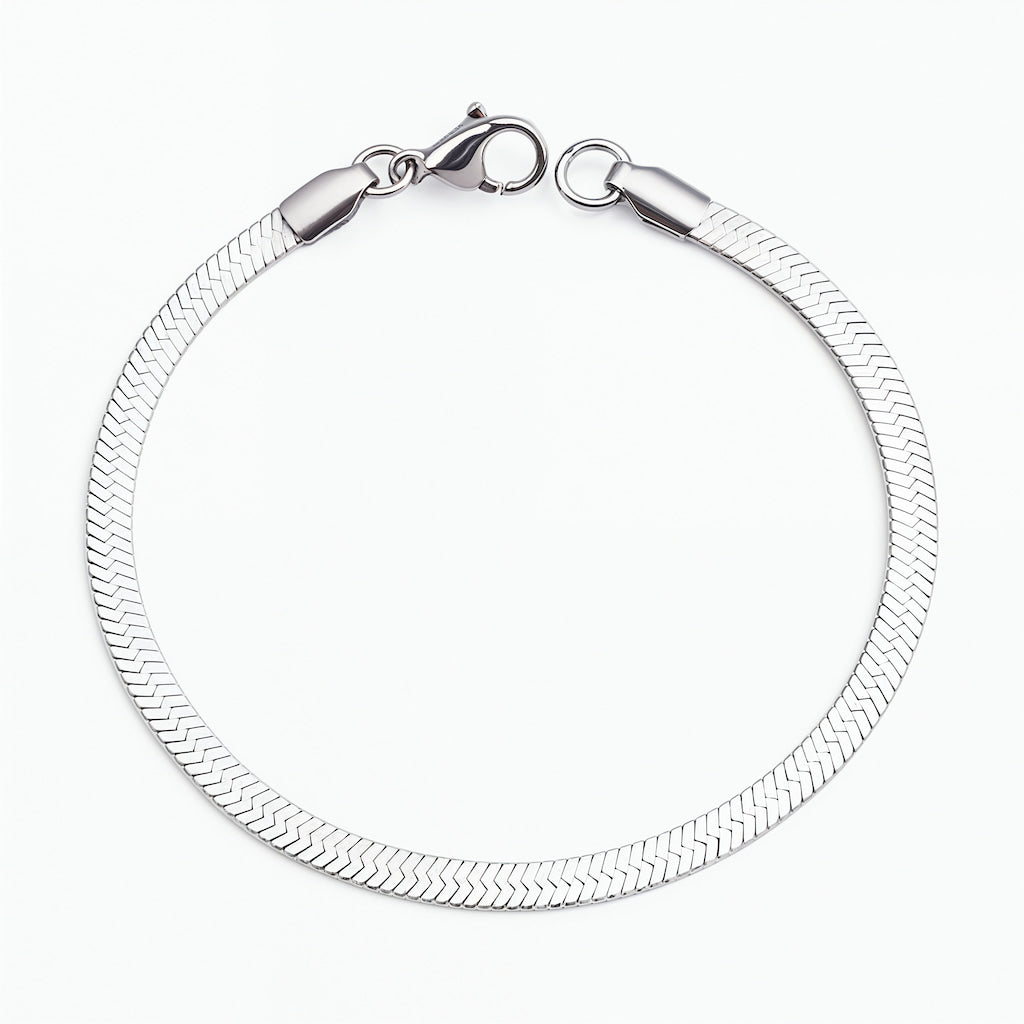 "BRACELETE EM PONTO DE PEIXE" SANTORINI