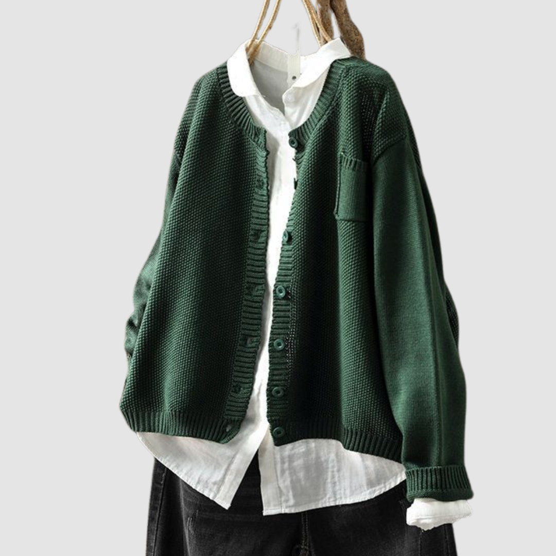 Berlinda™ Cardigan Aconchegante de Tricô