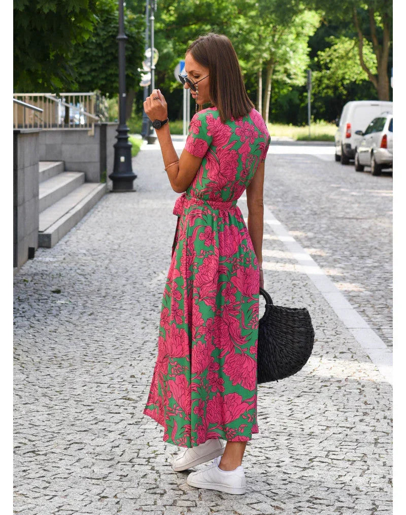 Suzanne - Vestido Elegante com Decote em V