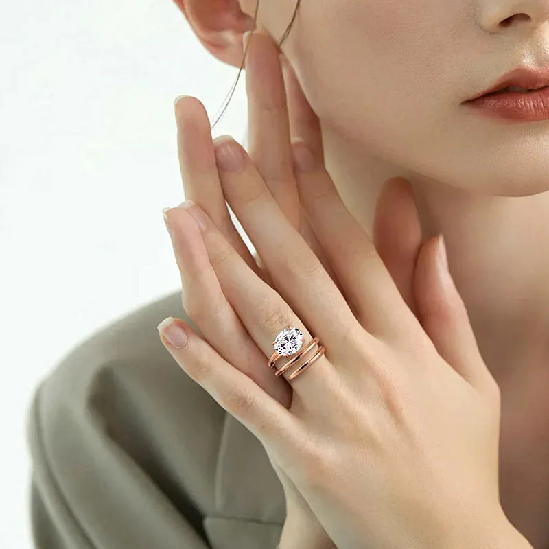 Anel Cristal Helena