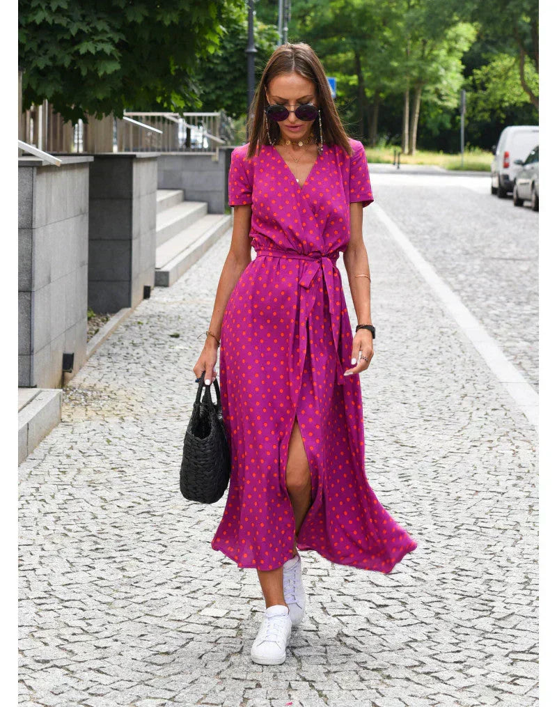 Suzanne - Vestido Elegante com Decote em V