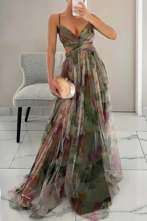 Esme – Vestido Fluido com Estampa