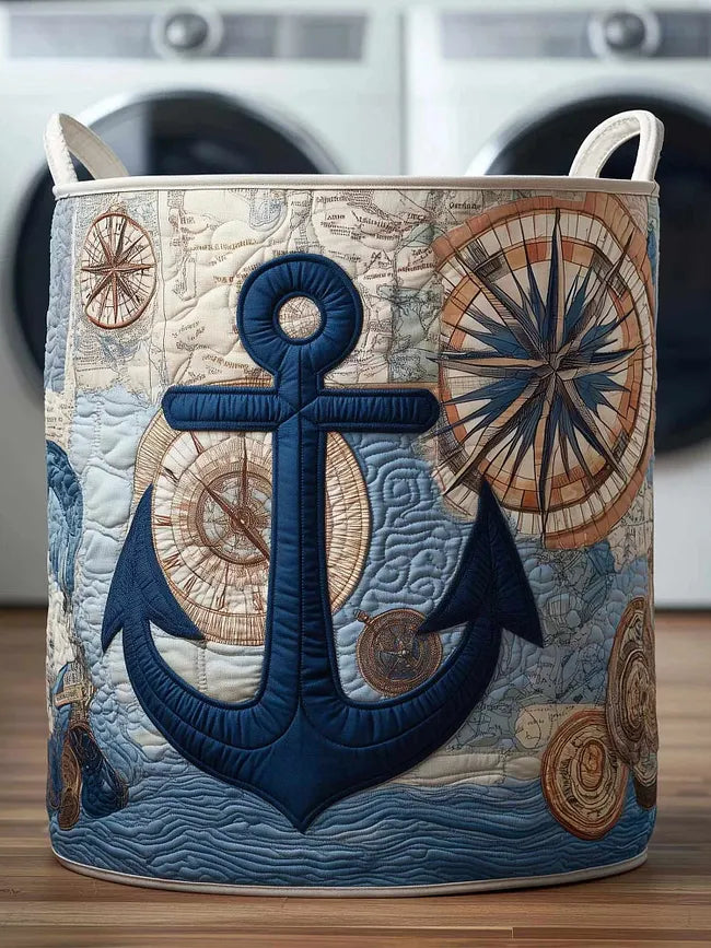 Cesta de Roupa Âncora Compass
