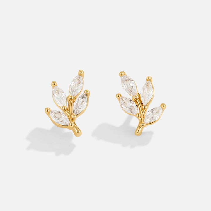 Brincos de Estudo em Cristal Elegante