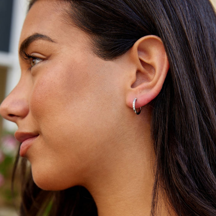 Eternity Hoop Earrings