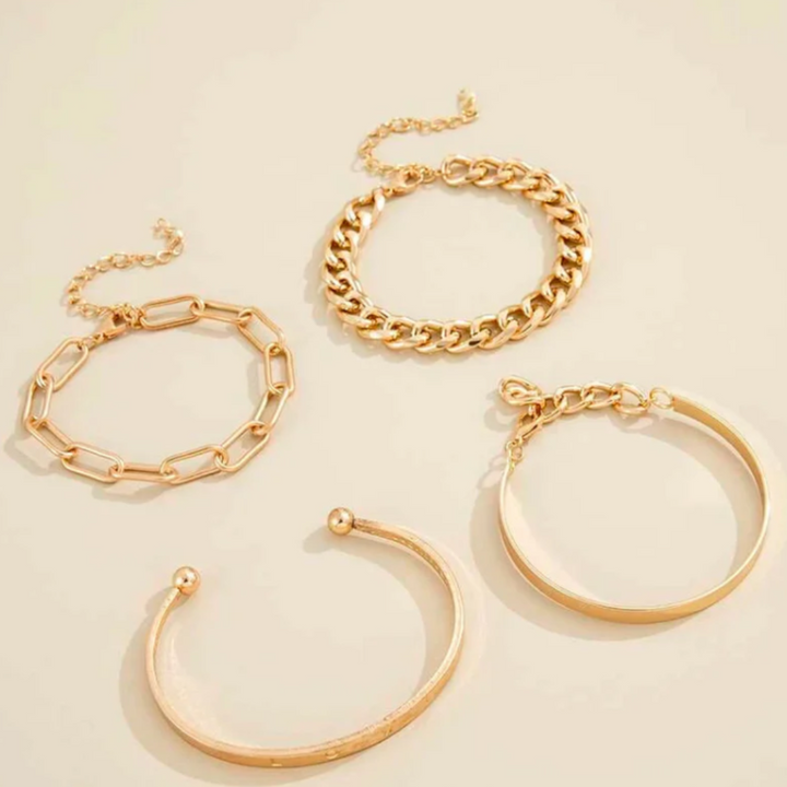 Conjunto de Pulseiras Deja com 4 Peças