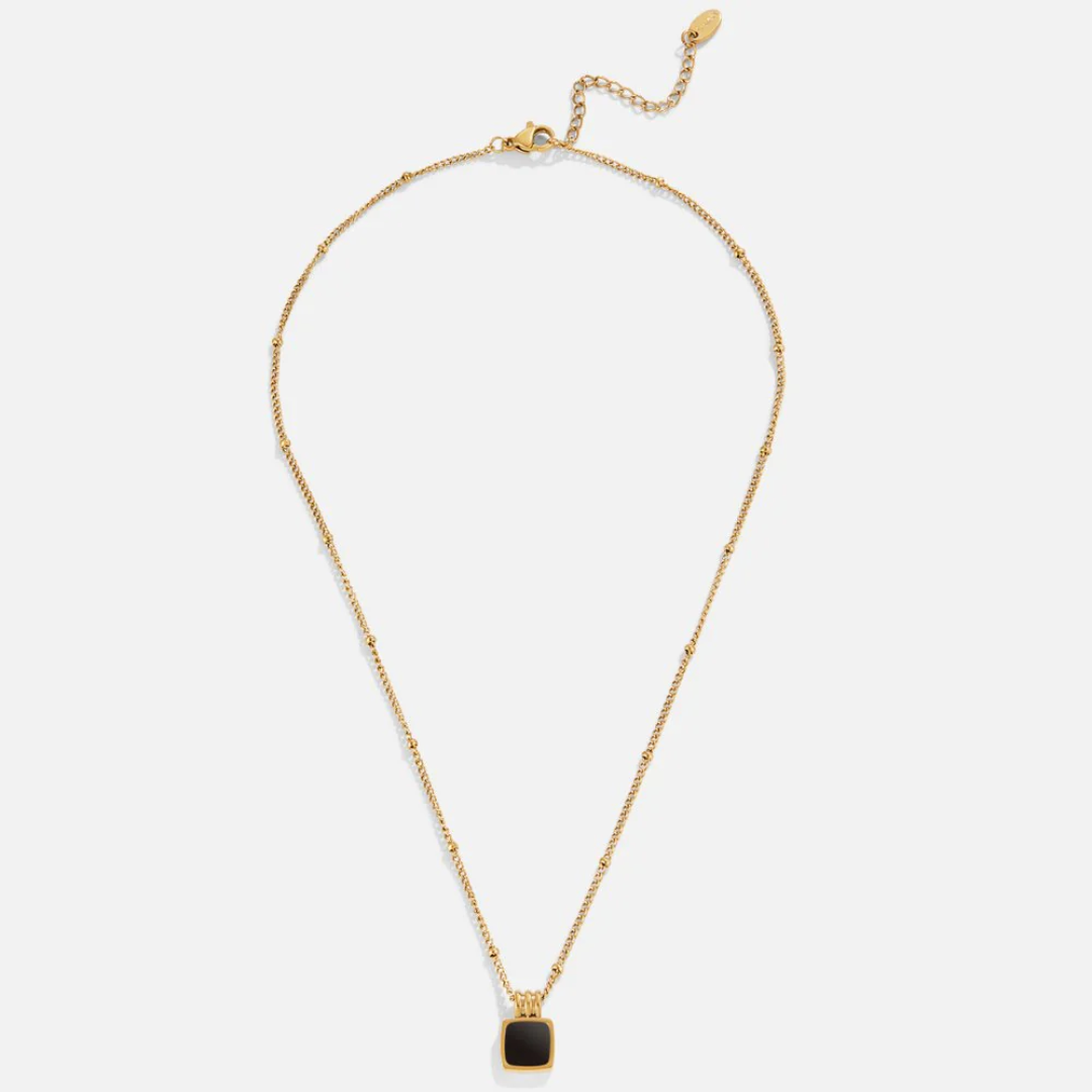 Colar Pingente Preto Lucia