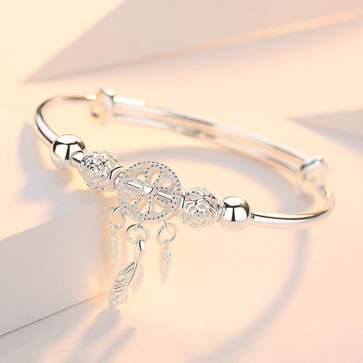 Pulseira Ajustável Prata Sonho
