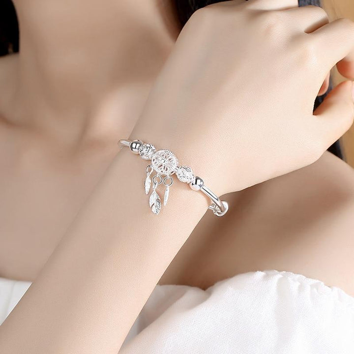 Pulseira Ajustável Prata Sonho