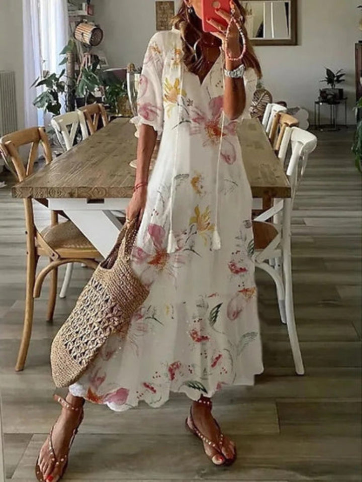 Sophia - Vestido de Verão Boho Vintage