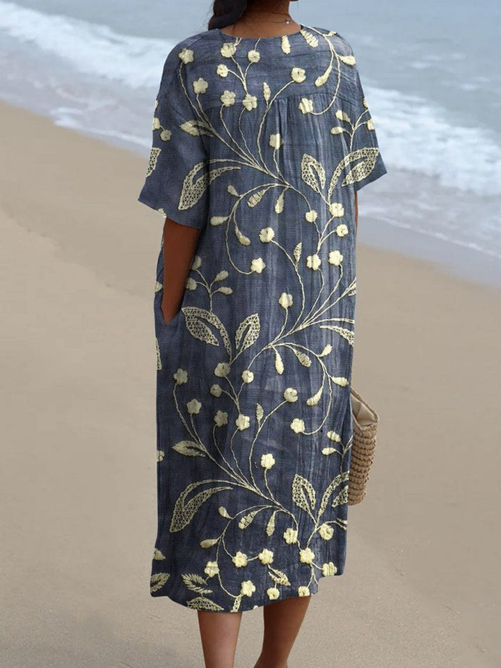 Lieke - Vestido Floral Vintage